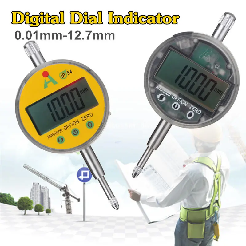 Digital Probe Dial Indicator Gauge - 0.01mm/0.0005 - 0.01-12.7mm Range - Image 4