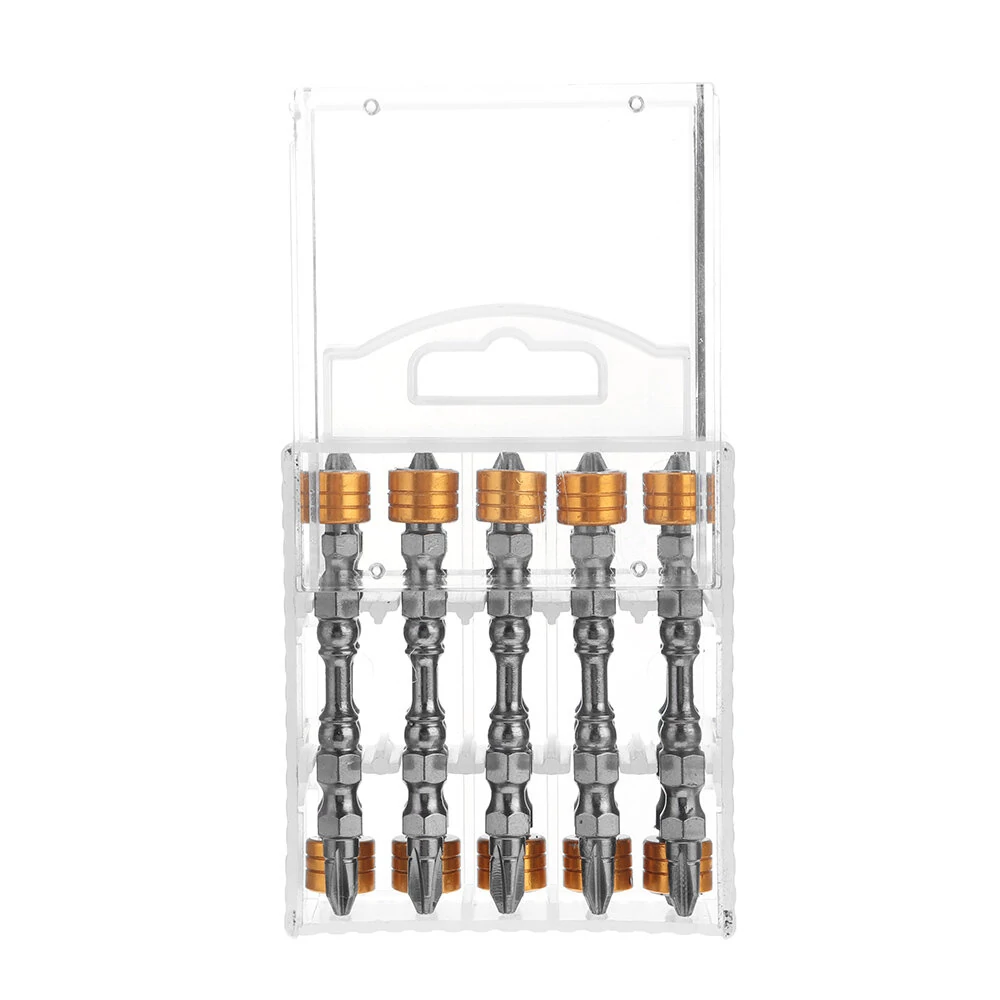 10Pcs S2 Alloy Steel Magnetic Screwdriver Bit Set - High Hardness Electric Screwdriver Bits - Image 4