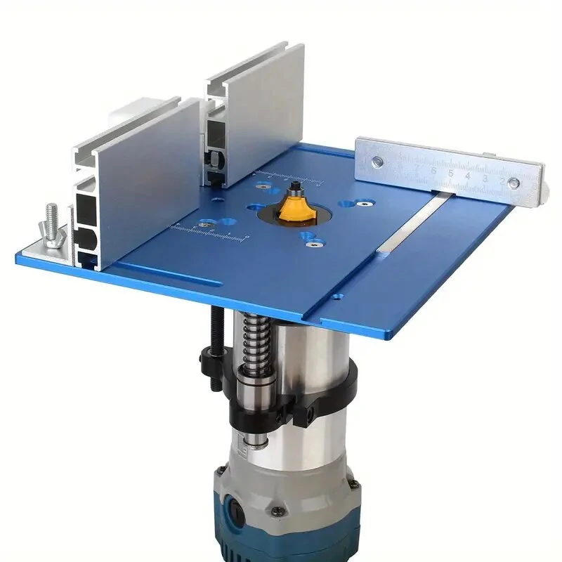 Premium Aluminum Router Plate - 65mm Table Workbench Tool for Trimmer & Engraving - Image 2