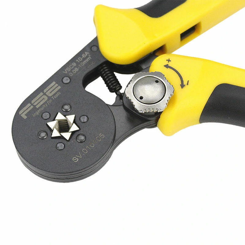 VSC9 Crimping Pliers | 10-6A 0.08-10mm² 23-7AWG | Manual Adjustable Tool for Terminals - Image 3