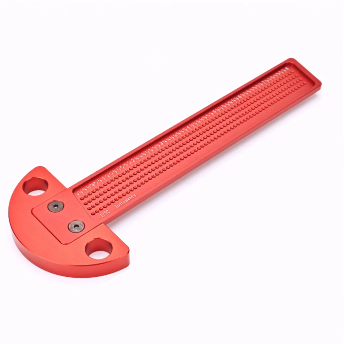 T-Square Ruler - Anodized Aluminum Alloy - 1/32 Inch Precision for Woodworking - Image 4