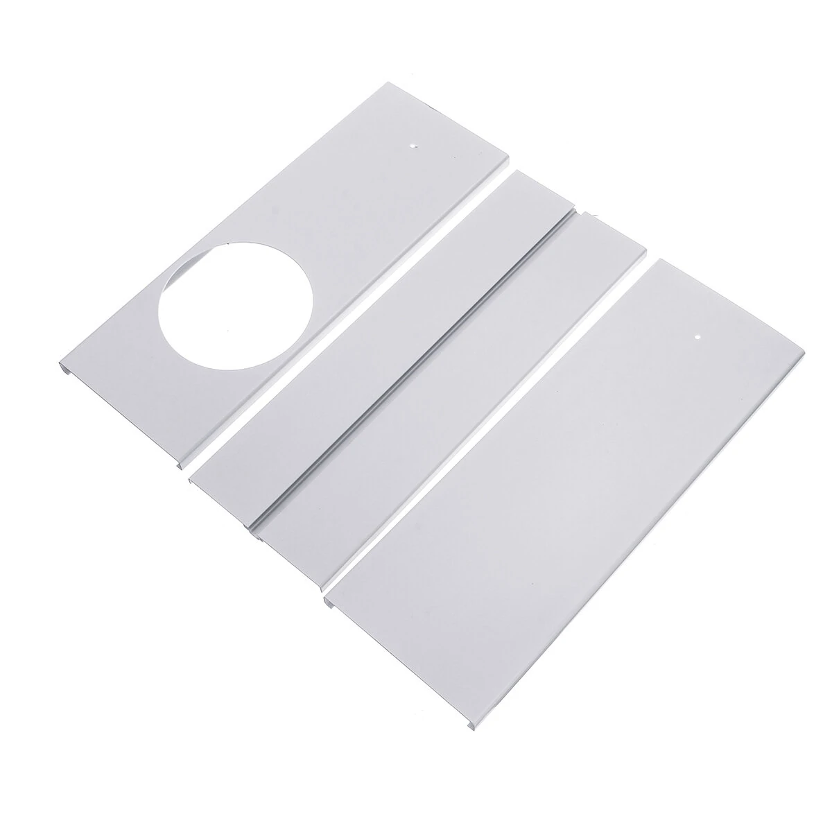 120cm 3pcs Window Slide Kit - Adjustable AC Wind Shield for Portable Air Conditioner - Image 2
