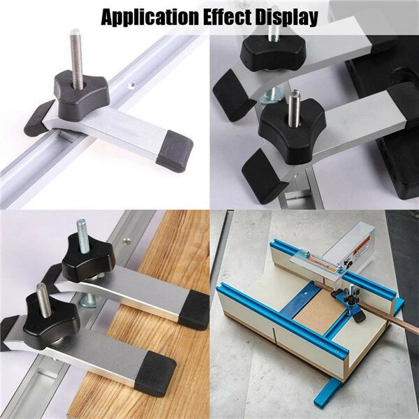 Wnew T-Slot Clamp Set - Quick Acting Hold Down Clamps for Woodworking Miter Slot - Image 2