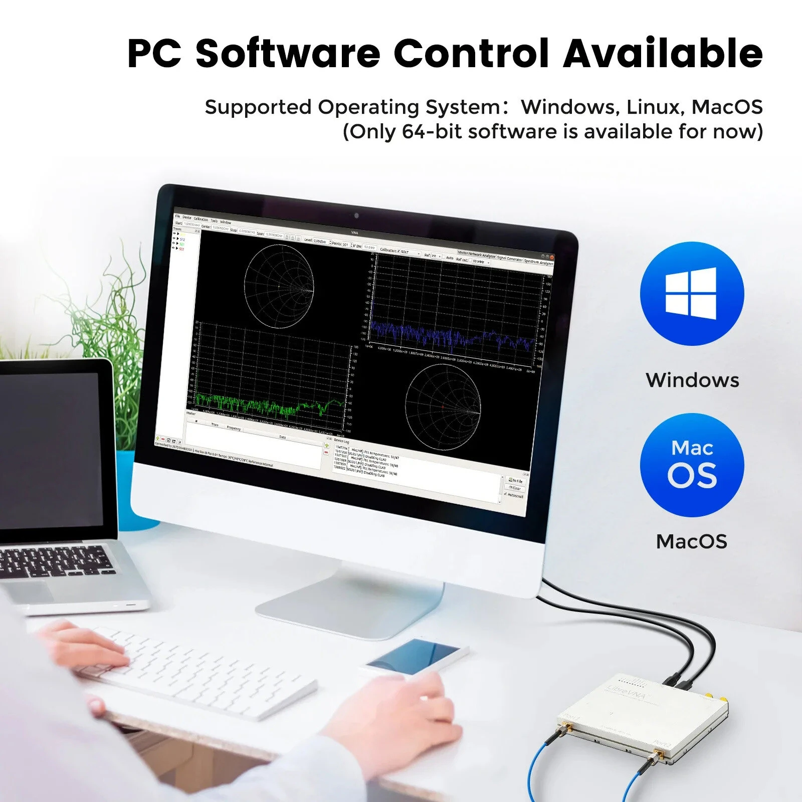 LibreVNA 100kHz-6GHz USB Vector Network Analyzer | 2-Port Professional Antenna Analyzer - Image 2