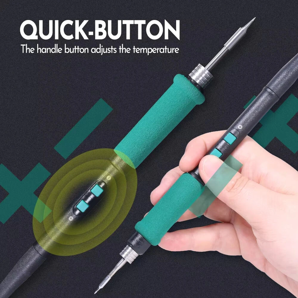 YIHUA 982-V Solder Station | Fast Heating C245 Iron | Compact Tip & Easy Core Replacement - Image 2