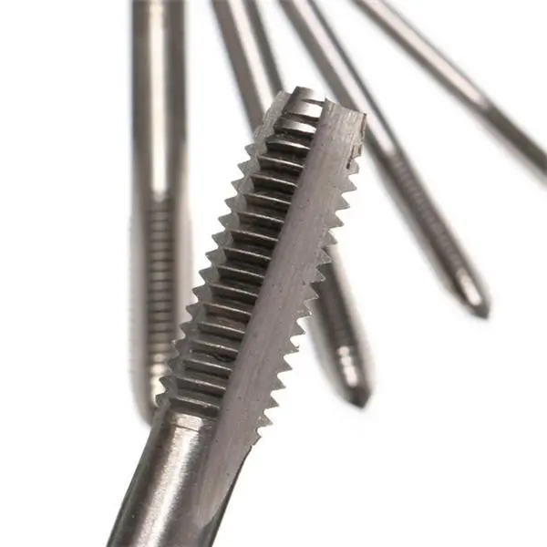 Doersupp 5pcs M3-M8 HSS Spiral Point Tap Set | Machine Screw Plug Taps - Image 4