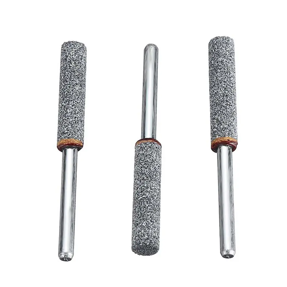 3pcs 5/32 Inch Diamond Grinding Head Set | Chainsaw Sharpener Burr Stone & Round File - Image 4
