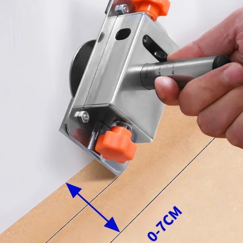 Stainless Steel Retractable Woodworking Scriber | Multi-Functional Marking Tool - Image 3