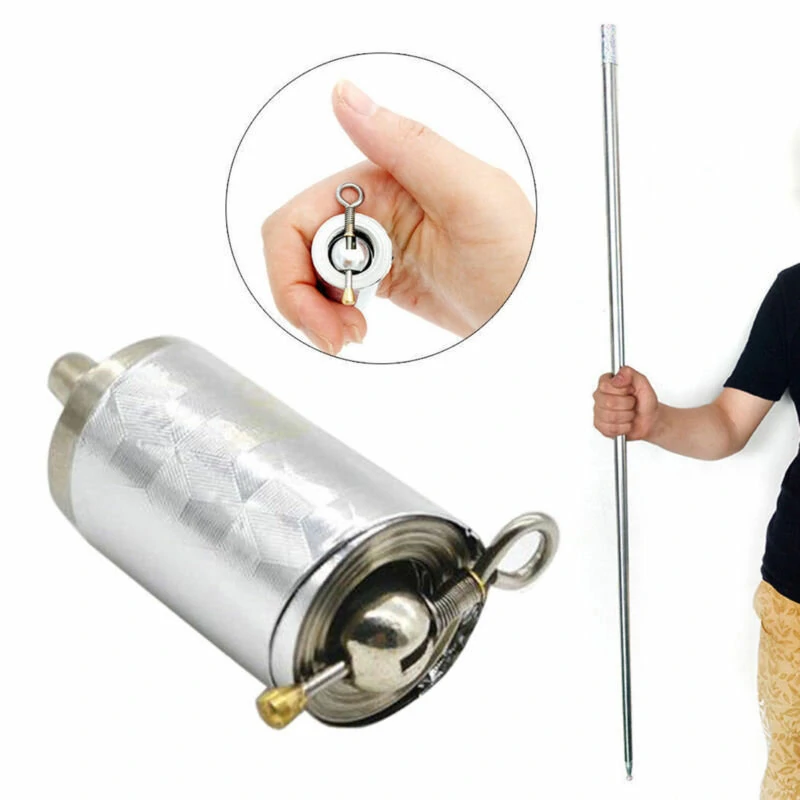 Portable Steel Crowbar - Telescopic Self-Defense Stick with Titanium Alloy Rod - Image 2