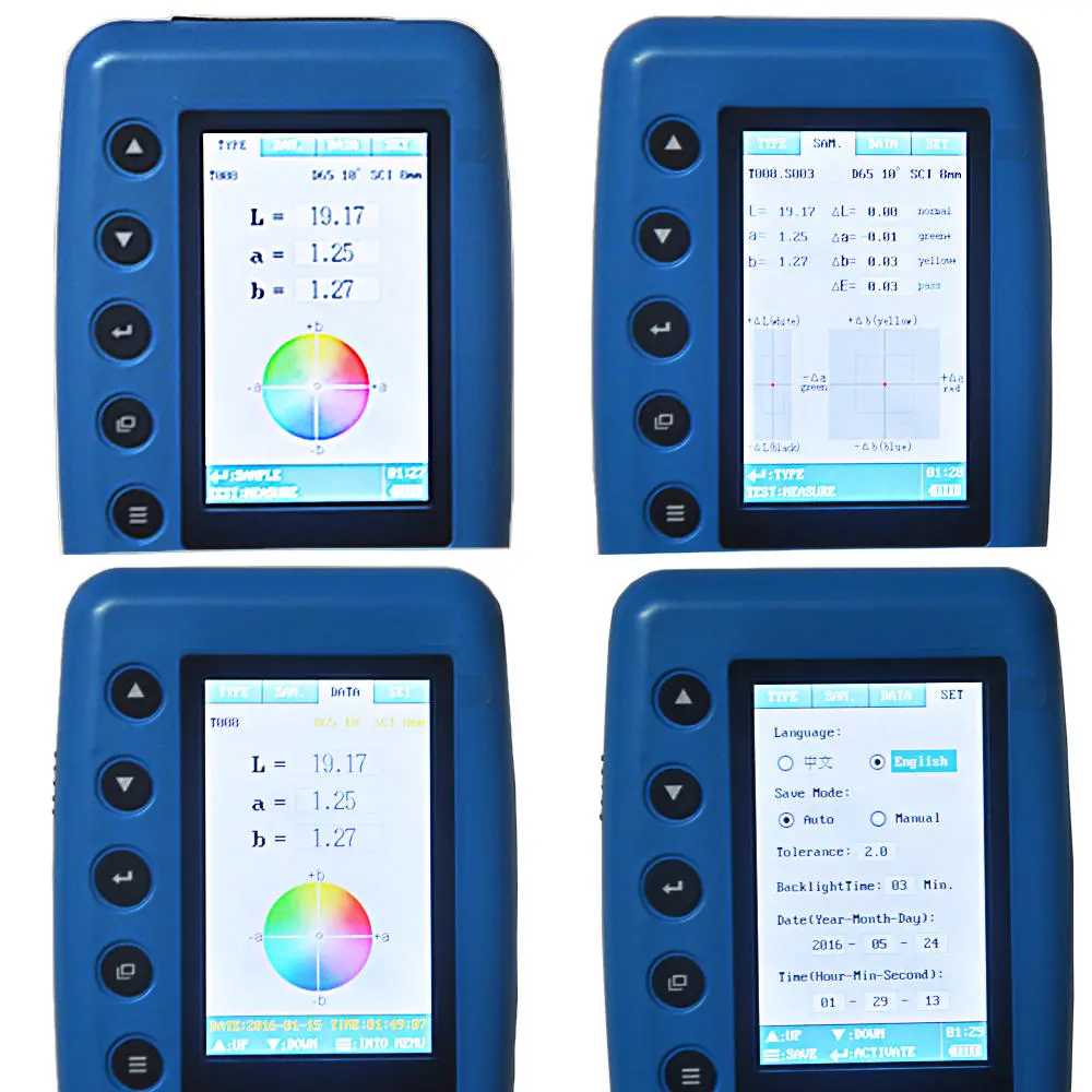 WR-10QC Digital Colorimeter | Precise Color Analyzer & Difference Meter Tester - Image 3