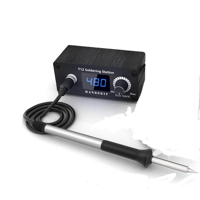 HANDSKIT T12 Soldering Station | 72W Digital Temperature Control | 19V-24V with 3 Tips - Image 5
