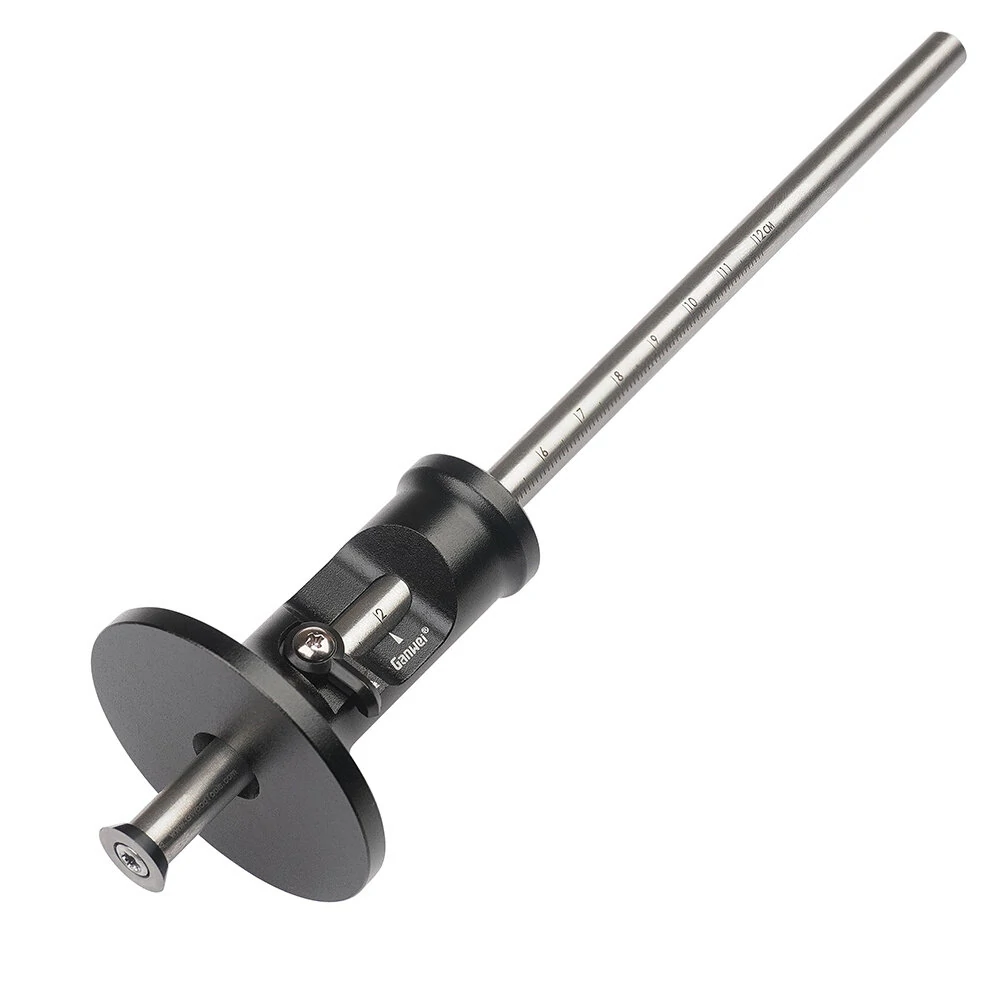 Dovetail Jig Wheel Marking Gauge - Aluminum Alloy Woodworking Scriber & Mortise Measuring Ruler - Image 2