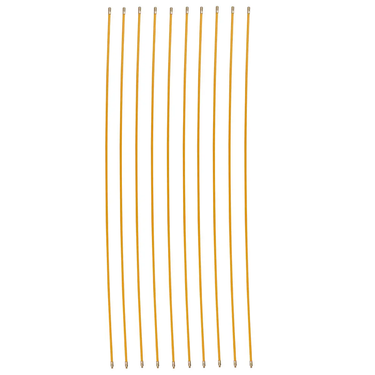 10Pcs 6mm x 1M Fiberglass Wire Puller Rod | Electrician Fish Tape Duct Cable - Image 2