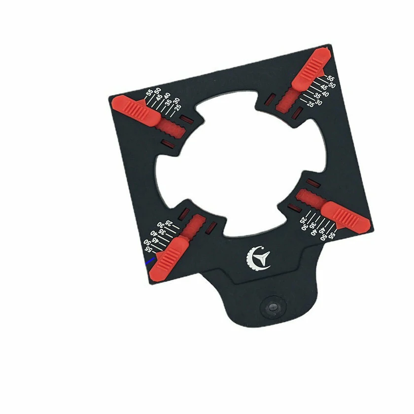 6 Folding Aluminum Alloy Ruler - Multi-Angle Measurement & Tile Positioning Tool - Image 2