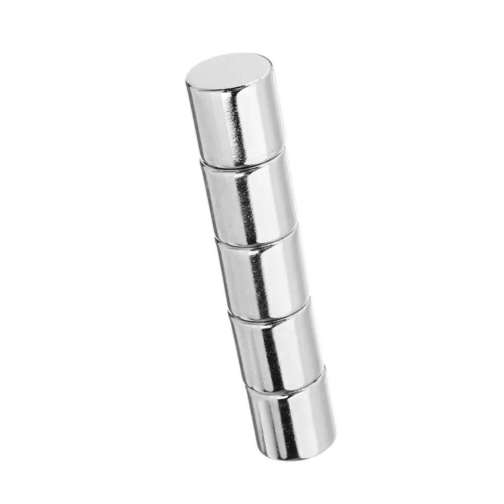 Effetool 10pcs 12mmx12mm Round Neodymium Magnets - Rare Earth Cylinder Magnets - Image 2