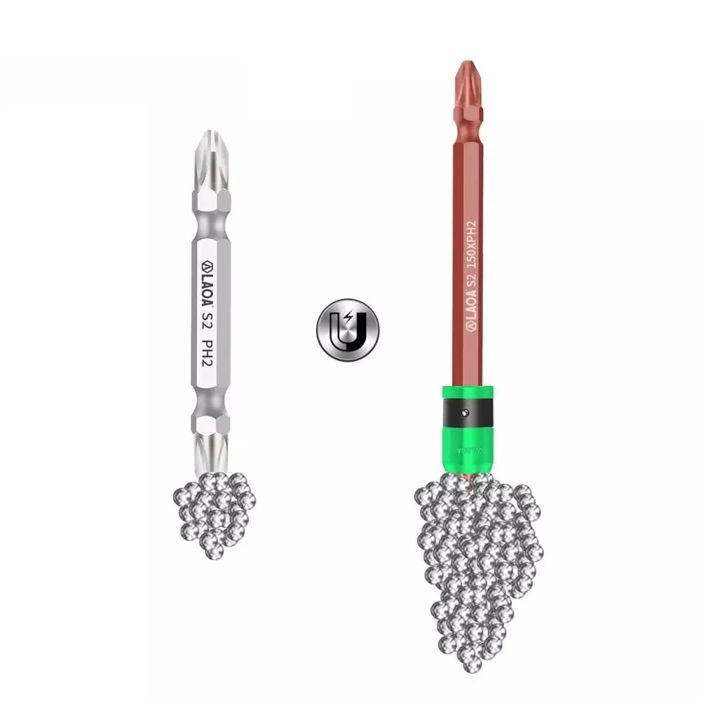 LAOA S2 1/4 Inch Screwdriver Bit with Magnetic Ring | 6.35mm Electric Tool Bits - Image 4