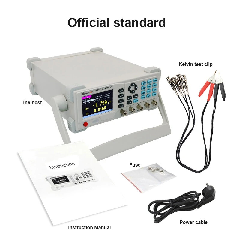 Mustool ET4410 LCR Meter - Digital Bridge Tester for Capacitance Resistance - Image 5