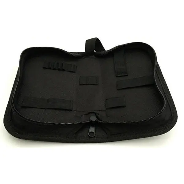 Black Zipper Case for Watch Repair Tool Kit | Storage Bag for Tools - Image 3