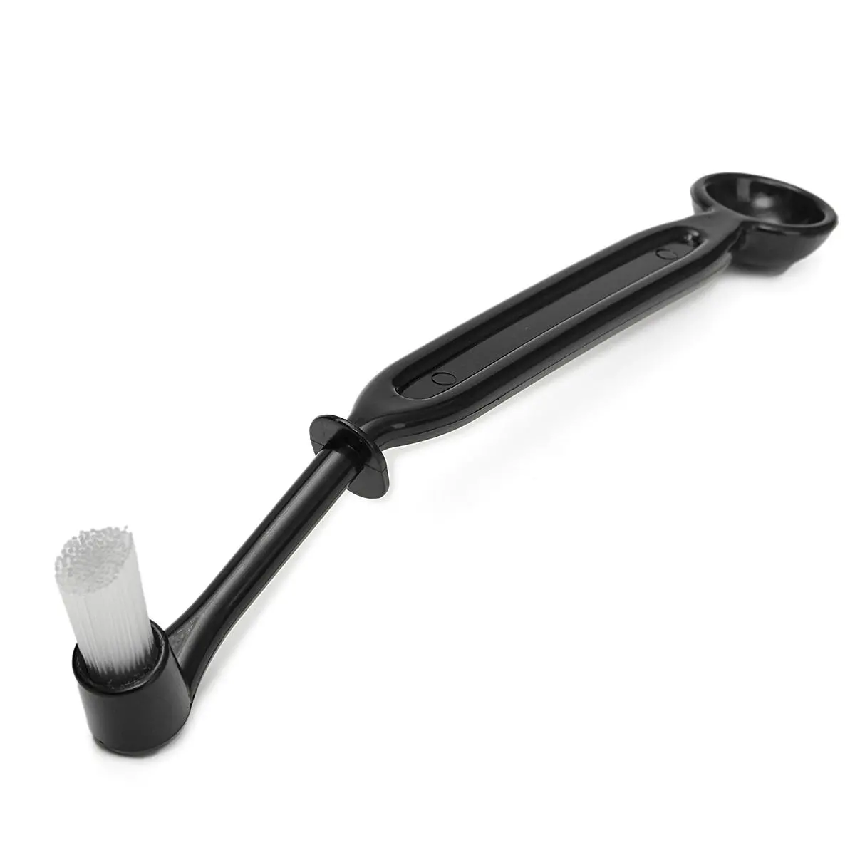 Coffee Machine Brush & Spoon - 22cm Nylon Cleaning Brush for Espresso Group Head - Image 3