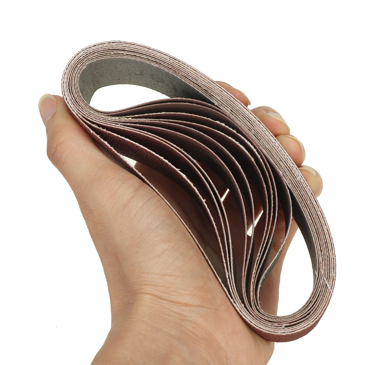 3M 330x30mm Sanding Belts for Angle Grinder | 10Pcs 120-1000 Grit Variety Pack - Image 3