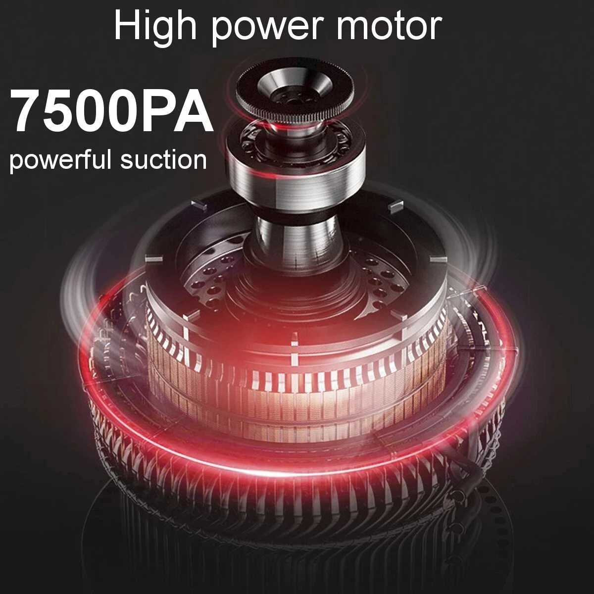 Auto Car Handheld Vacuum Cleaner - 7500Pa 120W Wireless Wet & Dry Mini Vacuum - Image 5