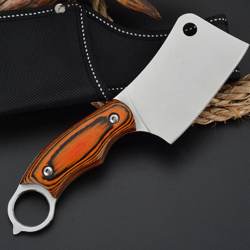 Knifee Survival Knife - 20CM High Hardness Military Tool for Hunting Camping - Image 3