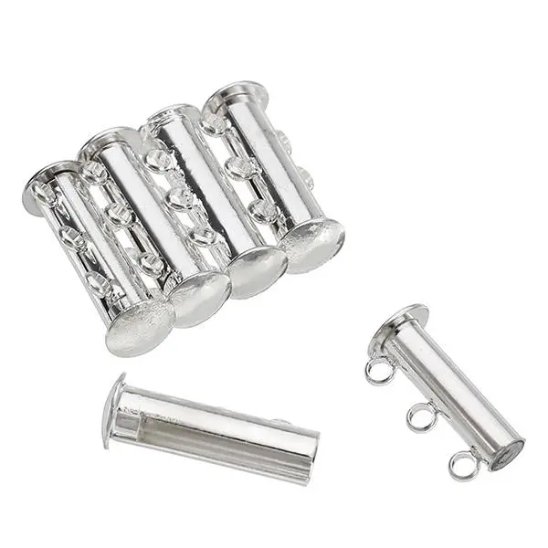 5pcs Magnetic Clasp Buckle Hooks - 2/3 Loop Metal Connectors for DIY - Image 3