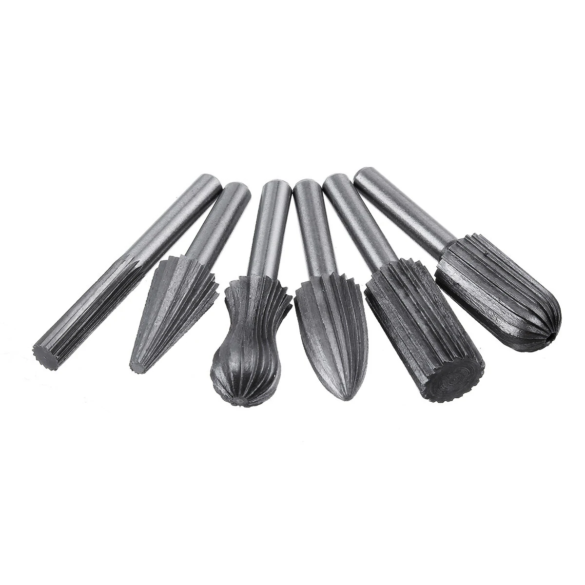 6mm Shank Tungsten Carbide Burr Set - 6pcs for Rotary Drill & Die Grinder - Image 4