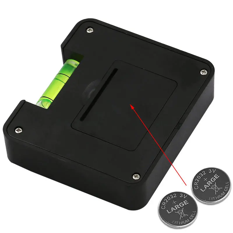 4x90° Digital Inclinometer | Magnetic Base & Blister Level Gauge | 0.1° Resolution - Image 4