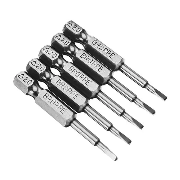 Delta 2.0 50mm 1/4 Inch Hex Magnetic Screwdriver Bits Set - 5pcs Triangle Bits - Image 4