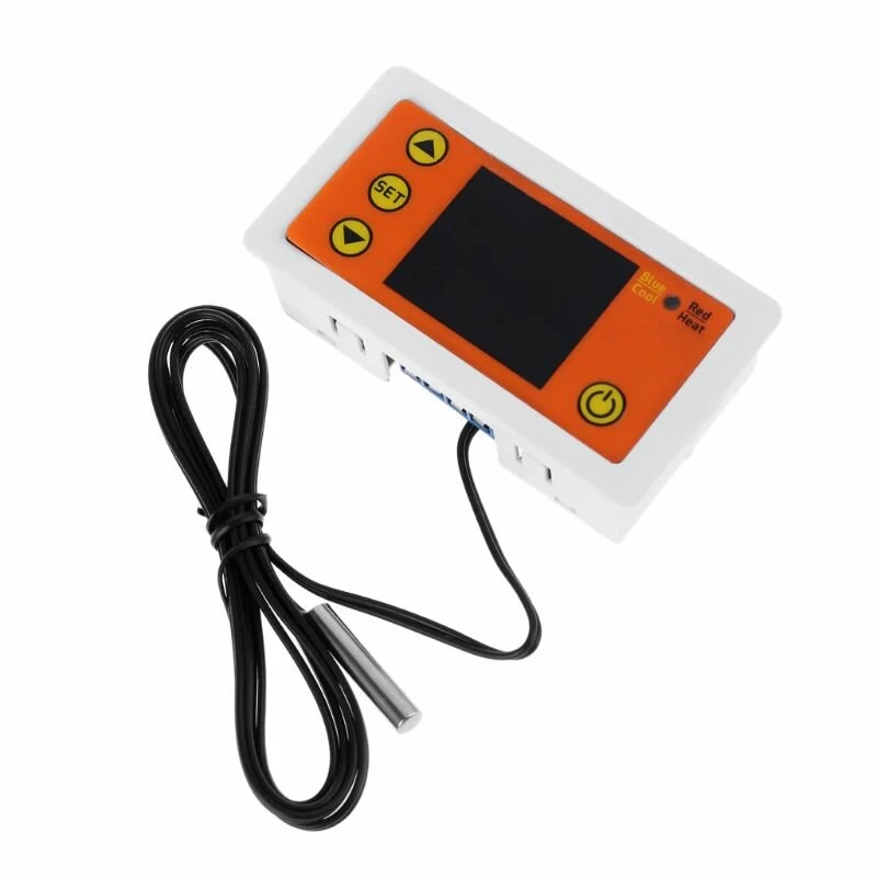 Digital Temperature Controller Thermostat - 110V-220V AC / 12V DC with LED Display & Buzzer - Image 4