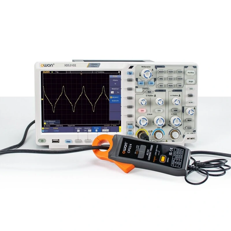 OWON CP024 Current Clamp Probe - 400A 200KHz AC/DC for Oscilloscopes - Image 2