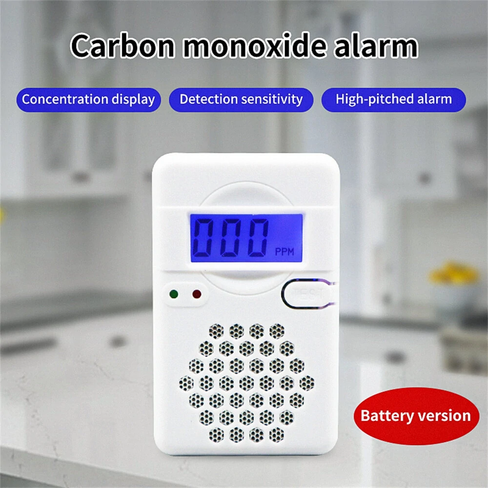 ZN-CDR817 Carbon Monoxide Detector - Electrochemical Sensor - Sound & Light Alarm - Image 3