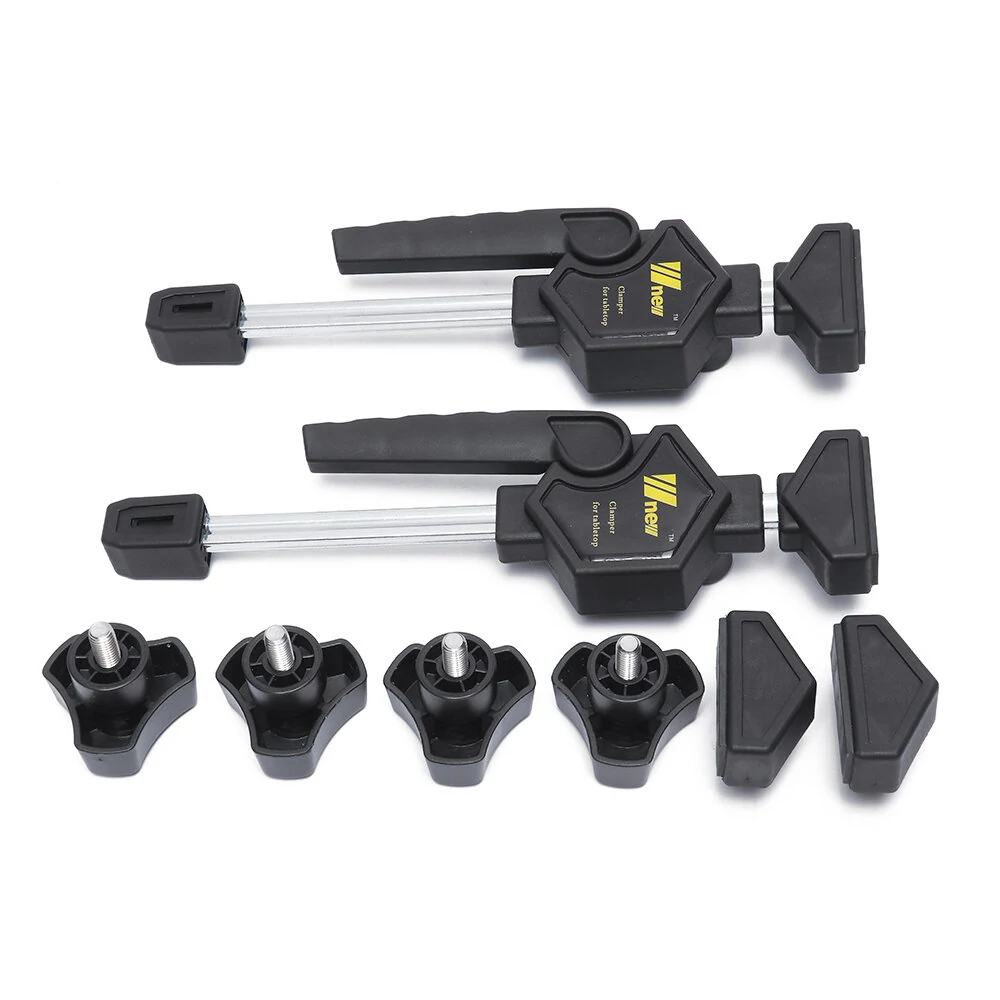 Wnew 2PCS/4PCS MFT Table Clamps - Quick Ratchet Release Speed Squeeze for 20mm Dog Hole Workbench - Image 2