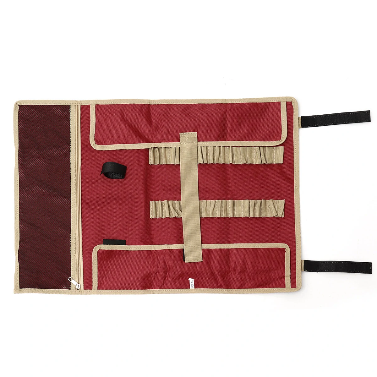 Red Portable Outdoor Camping Tool Bag - Waterproof Storage Pouch for Nails & Work Gear - Image 5