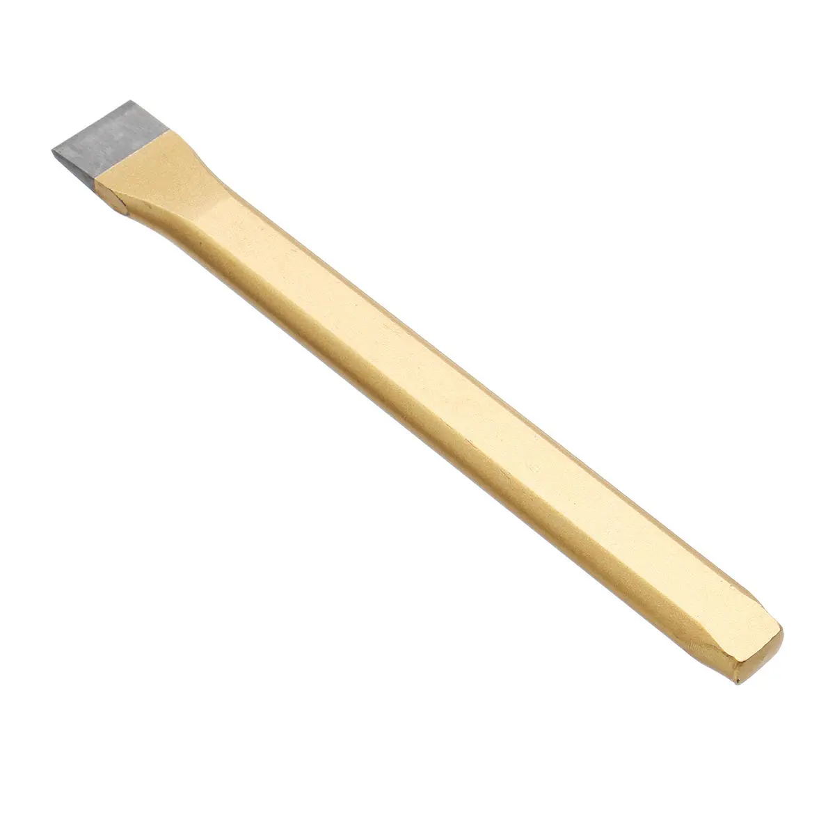 Chrome-Vanadium Steel Chisel | 10 Inch Flat Wood Carving & Concrete Tool - Image 3