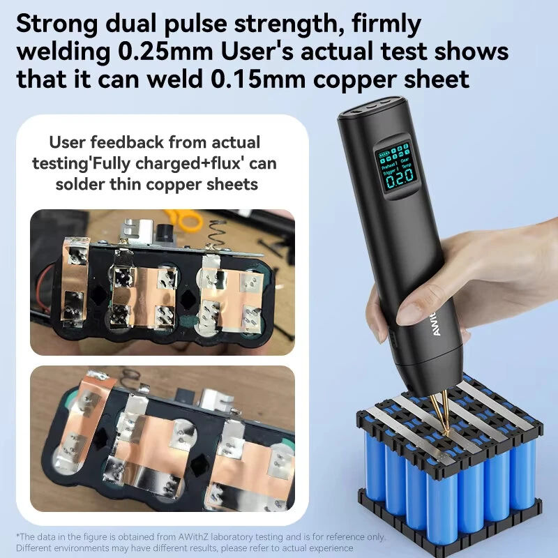 Awithz Portable Battery Spot Welder | DIY Mini Welding Machine for 18650 Packs - Image 3