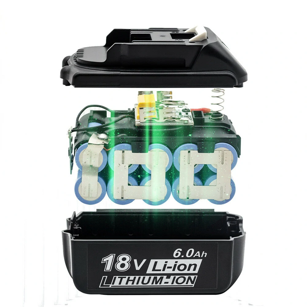 Drillpro 18V Li-ion Battery - 3.0/4.0/5.0/6.0Ah Compatible with Makita - Image 4