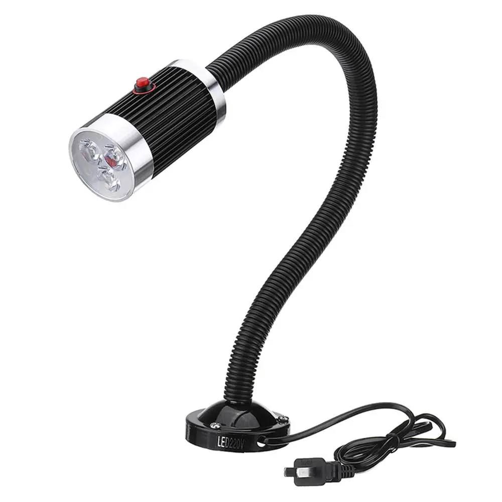 Magnetic Base Work Light - 9W Aluminum Alloy - 110-220V for CNC Machine - Image 3
