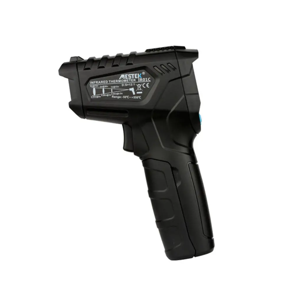 MESTEK IR01A Infrared Thermometer | -50° to 380°C Non-Contact | 12-Point Color Screen - Image 2