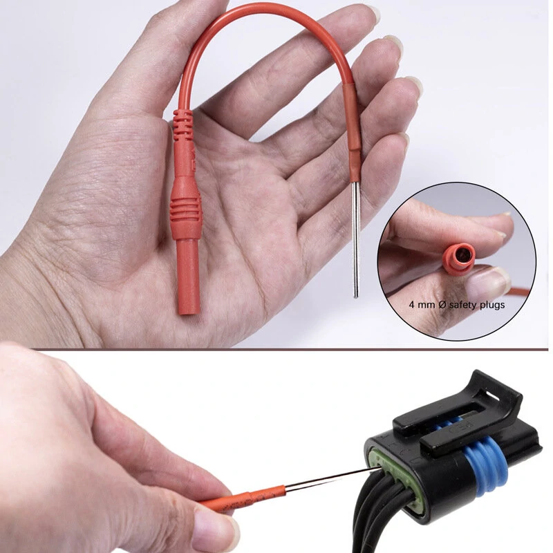 4mm Sheathed Banana Plugs & Adapters | Multimeter Test Hook Connectors | Secure Signal Integrity - Image 4