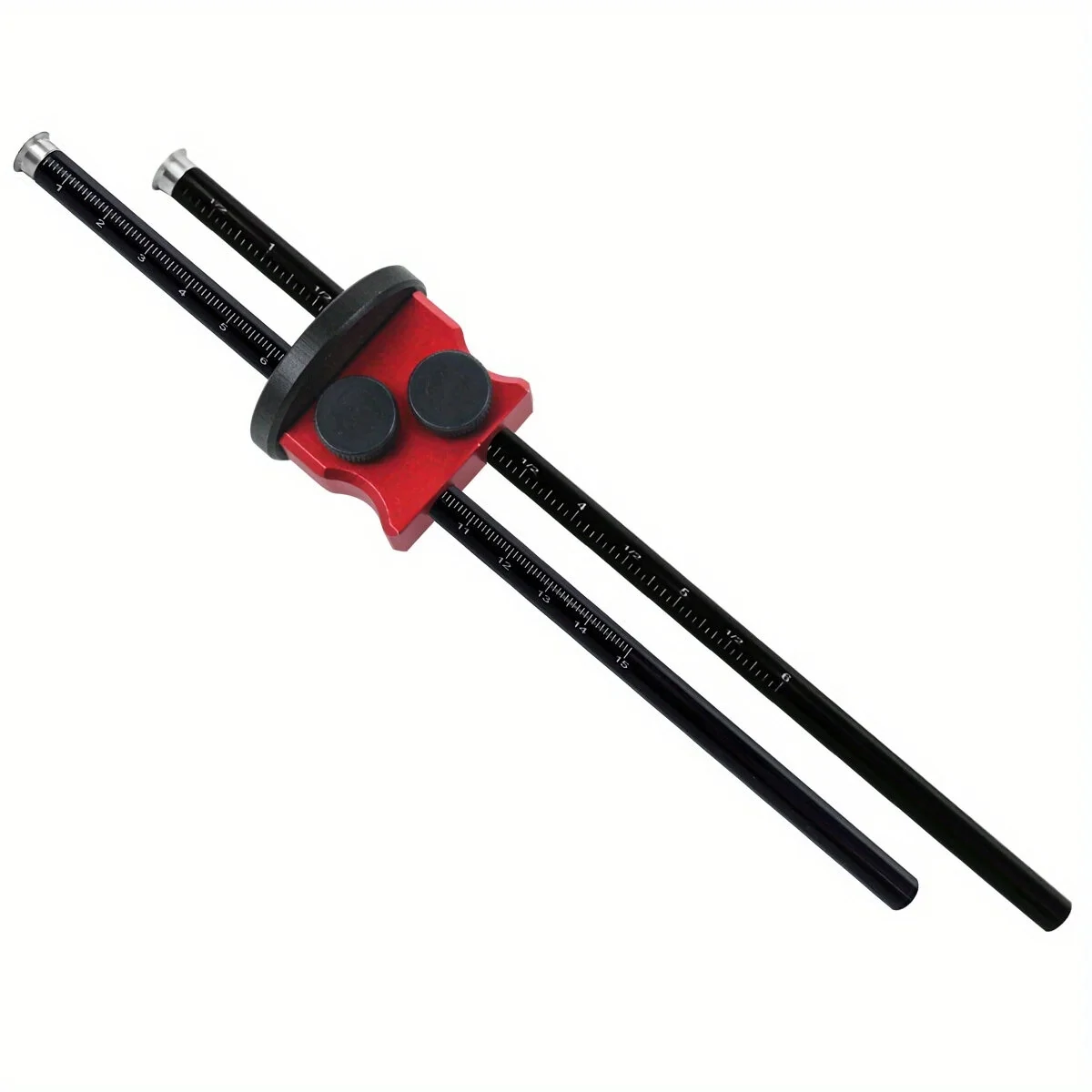 Double Head Wheel Marking Gauge - Aluminum Parallel Line Tool with Inch & MM Scale - Image 3