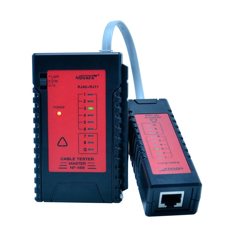 NOYAFA NF-468 Ethernet Cable Tester | RJ45 RJ11 Network & Phone Line Tester - Image 4