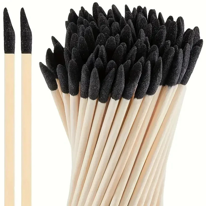 50/100PCS Dual-Purpose Sanding Sticks - Frosted Tips for Crafts & Model Making - Image 2
