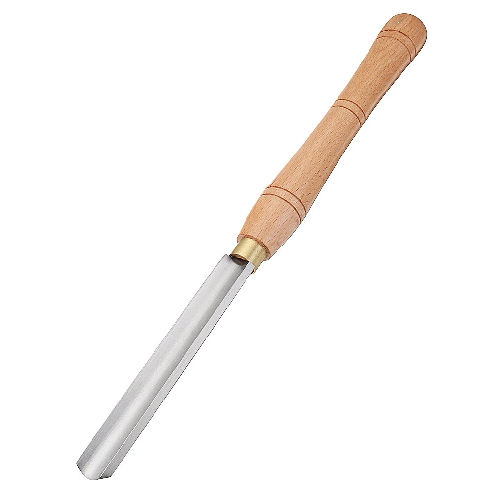Drillpro High Speed Steel Wood Lathe Chisel | Wood Turning Tool with Wood Handle - Image 5