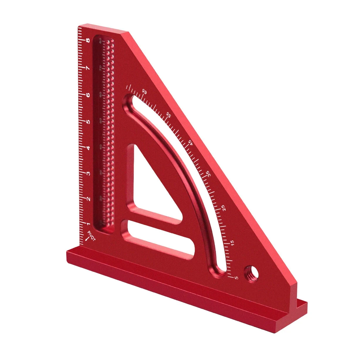 JIGHOLE Multi-Angle Measuring Ruler - Aluminum Alloy Protractor & Height Gauge for Woodworking - Image 3