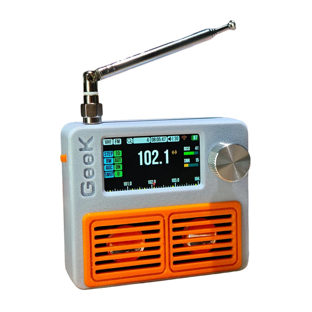 Si4732 Pro Portable Radio - Full Band Stereo with 1.9 Inch IPS Screen | 2000mAh - Image 2