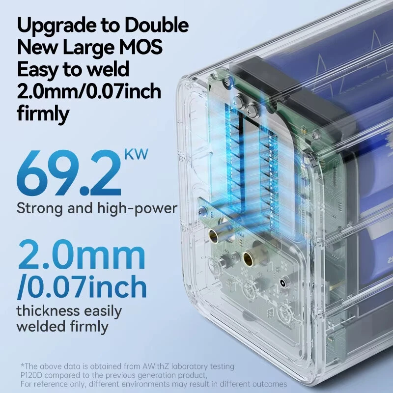Awithz 69200W Spot Welder | 6590A High Current for 18650 Lithium Battery DIY - Image 3