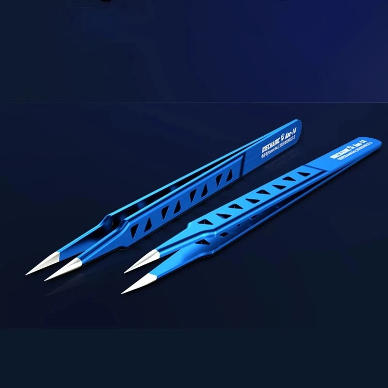 MECHANIC AAC-14 Tweezer | 8-Hole Heat-Dissipating | Lengthened & Thickened for Phone Repair - Image 2