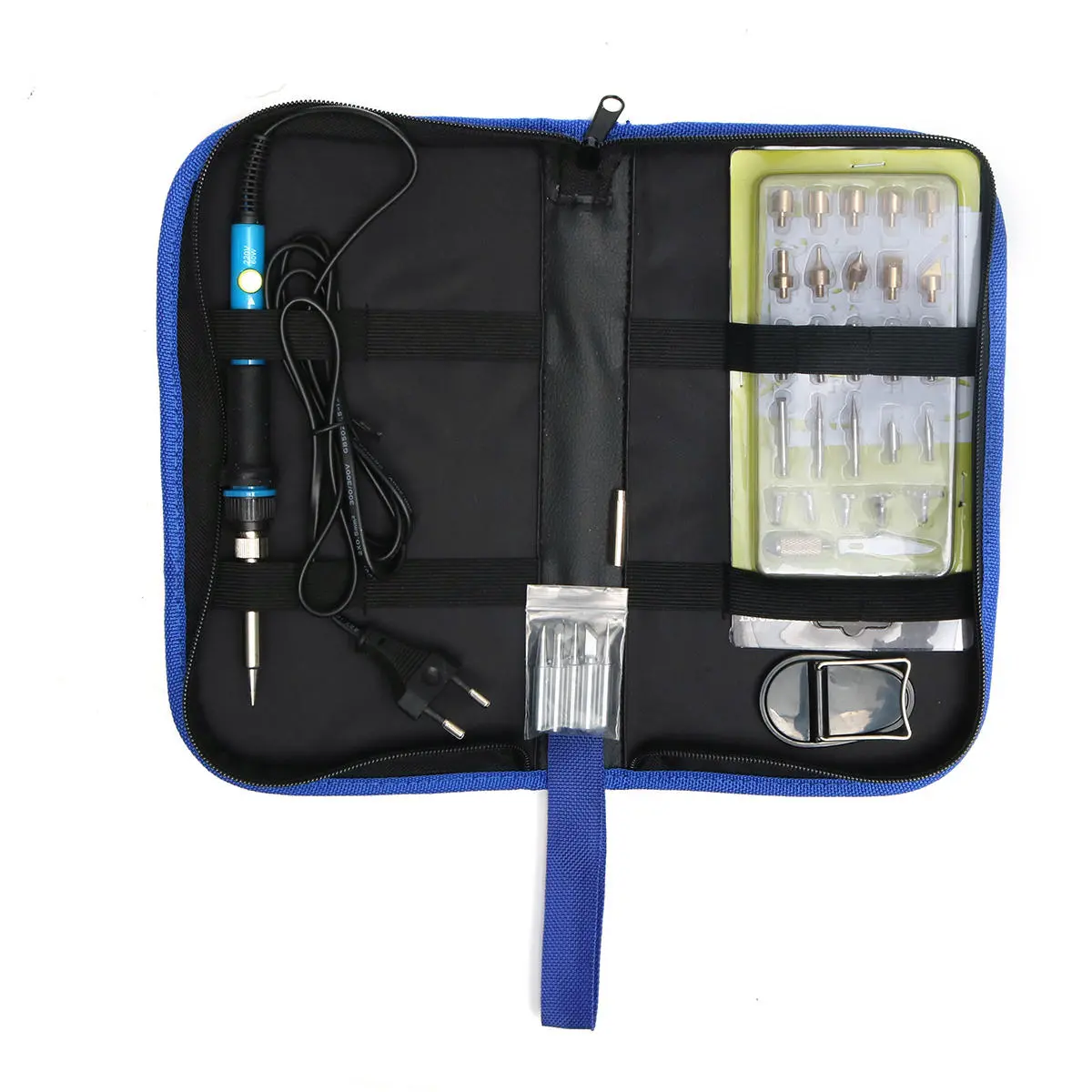 Wood Burning & Soldering Iron Kit - 37Pcs Pyrography Tool Set - Image 2